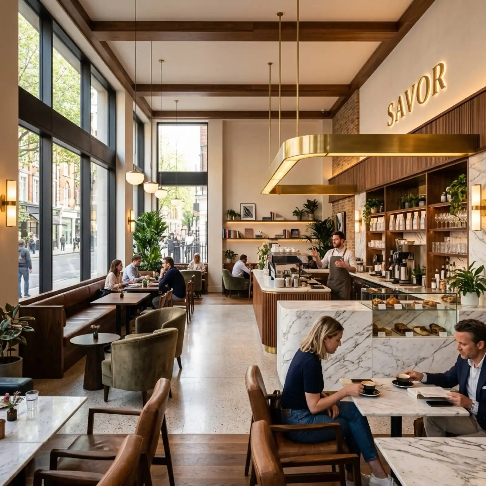 Savor Cafe Interior
